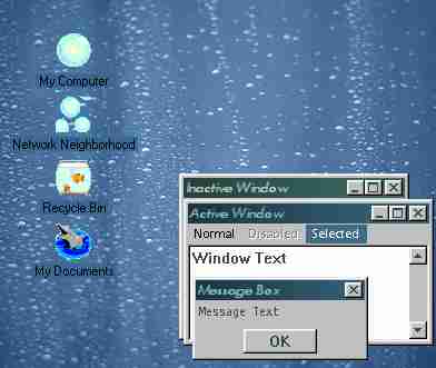 Bubbles Theme Screenshot
