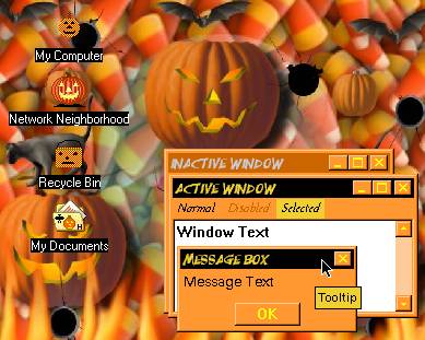 Halloween Theme Screenshot