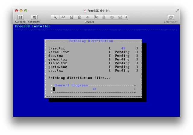 FreeBSD installing