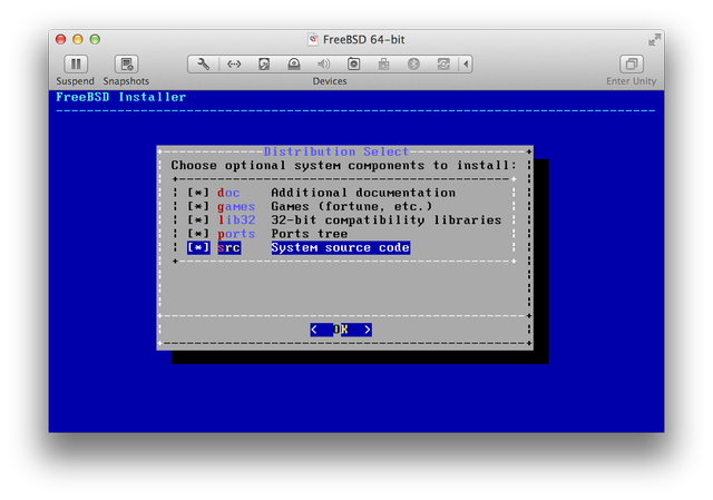 FreeBSD installer system components