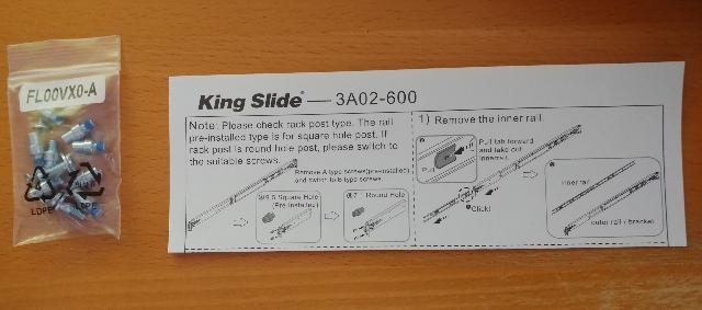 Rail Kit Instructions and Screws