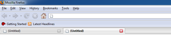 Firefox 2.0 Tabs