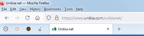 Firefox with Menu bar and Tabs in Middle
