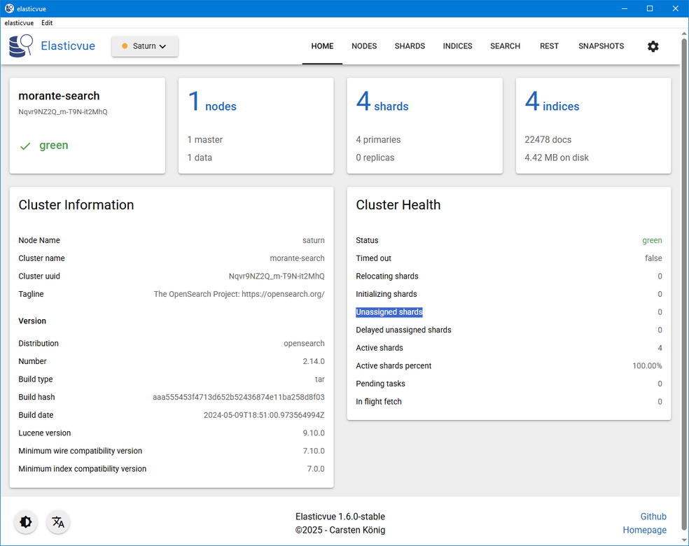OpenSearch Change Replicas
